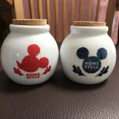 超美品　Disney SEA陶器容器2個セット
