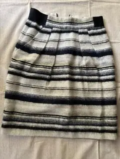 NOLLEYS白黒ストライプ スカート［新品未使用］