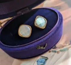 美品♥アガット K10 カーネリアンピアス ❁ジューシーな果実の様なオレンジです 美品♥アガット K10 カーネリアンピアス ❁ジューシーな果実の様な