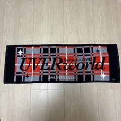 【美品】UVERworld チェック柄タオル　ウーバー　武道館　限定　クリスマス