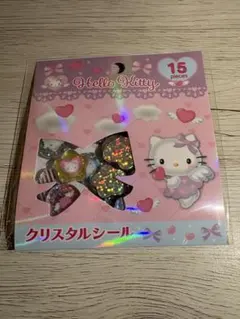 ハローキティ クリスタルシール おはじきシール　エンジェル