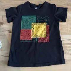 ペイズリー柄 半袖Tシャツ 110cmのサムネイル