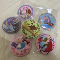 ディズニー刺繍缶バッチセット