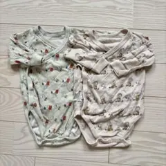 ユニクロ　ベビー　前開き長袖　ロンパース　スヌーピー　セット売り　70