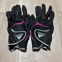 試着のみ　adidas レディース　ゴルフグローブ　両手用　19cmのサムネイル