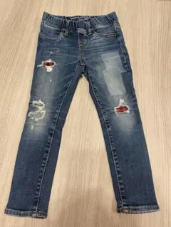 ⭐︎お値下げ⭐︎GapKids デニムブルー ダメージ加工 パンツ　120
