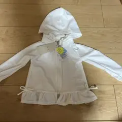 新品未使用タグ付き　プティマイン　ラッシュガード　水着　パーカー　ペプラム