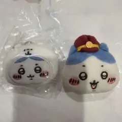 ちいかわ 阪急電車なぬいぐるみ おかおバッジ　ハチワレ