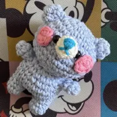 カラフルくまちゃん あみぐるみ
