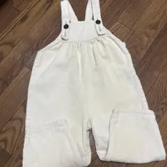 テータデート　オーバーオール　サロペット　アイボリー　95cm
