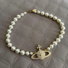 【極美品】ヴィヴィアンウエストウッド　パール　チョーカー　ネックレス　オーブ