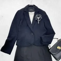 普段使い/セレモニー◎ LAUTREAMONT ツイードジャケット L きれいめ