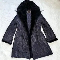 BALMAIN PARIS バルマン カシミヤ100％ ポンチョコート 毛皮 F BALMAIN バルマン カシミヤ フォックスファー ポンチョコート
