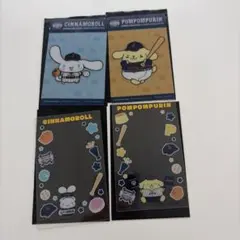 タイトーくじ　侍ジャパン×サンリオキャラクターズ　G賞　3種セット