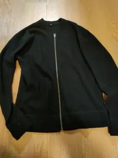 無印良品　ジップカーディガン