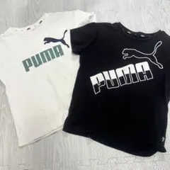 PUMA Tシャツ 2枚セット 白/黒