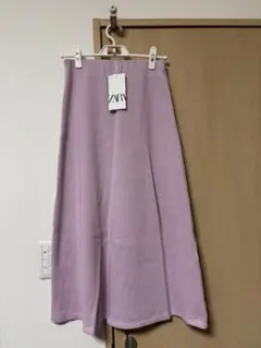 ZARA ニットフレアスカート「新品」