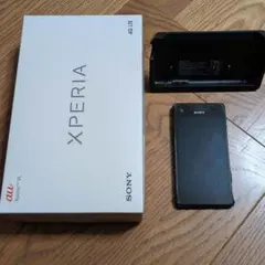 SONY XPERIA SOL21 青色 本体+箱