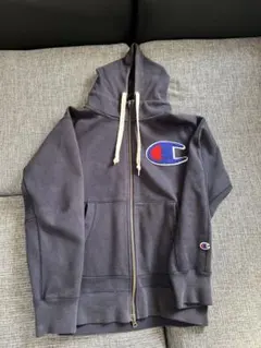 Champion ネイビーフルジップパーカー