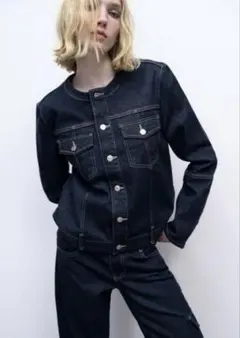 新品未使用 ZARA ザラ デニムジャケットXS