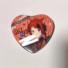 すとぷり 莉犬 サイン入り ハート 缶バッジ