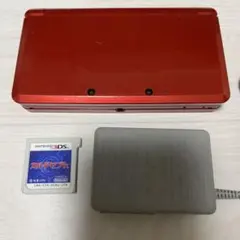 ニンテンドー3DS レッド 本体 充電器付き