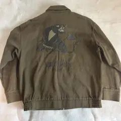 アンスタディード 虎 刺繍 ベトジャン ジャケット カーキ色
