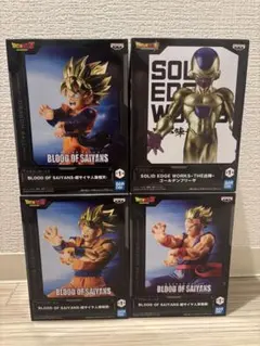 ドラゴンボール　プライズフィギュア　 親子かめはめ波セット+フリーザさんのサムネイル
