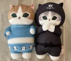 mofusand BIGぬいぐるみ パジャマにゃん&忍者にゃん