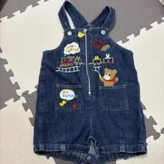 miki house デニムオーバーオール T85-G12