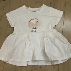 petit main 半袖 トップス 90 スヌーピー