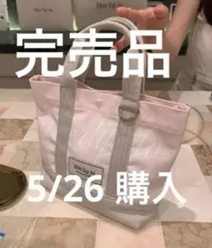 herlipto ルミネ新宿 HLT canvas mini tote pink - メルカリ
