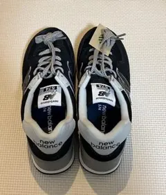 【新品未使用】new balance 574 スニーカー 黒/グレー