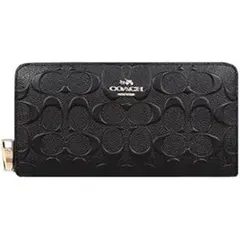 COACH ブラック レザー 長財布