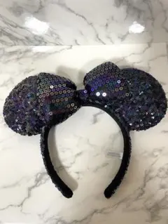 ディズニー カチューシャ ミニー　スパンコール