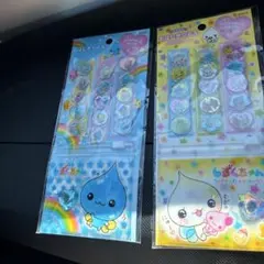 しずくちゃん おはじきシール2種セット