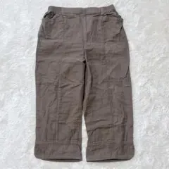 パンツ 7分丈 ゴム