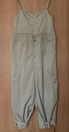 La-gemme 前開拉鍊軍裝連身褲