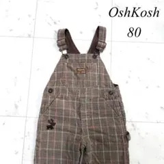 OshKosh オシュコシュ オーバーオール チェック 子供服 80