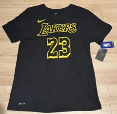ナイキレイカーズNBA25シーズン選手支給品プラクティスTシャツMサイズ