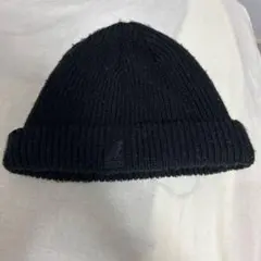 KANGOL ブラックニット帽 ワンサイズ