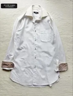 BURBERRY BLACK LABEL ノヴァチェック　長袖　ワイシャツ