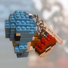 ナノブロック n-fig 포켓몬 꼬부기 열쇠 고리