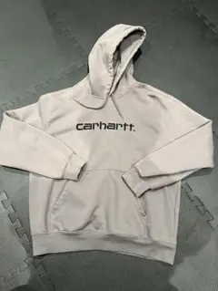 値下げcarhartt フード付きスウェットパーカー Lサイズ グレー