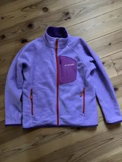 mont-bell フリースジャケット 130サイズ パープル　キッズ　ジュニア