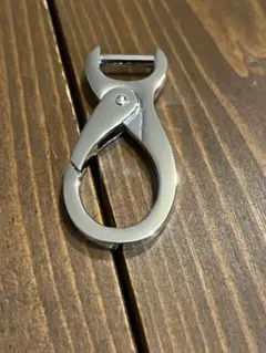 メタル製　キーホルダーパーツ　シルバー 　未使用品