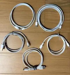 Lightningライトニングケーブル色々5本セット（中古品）