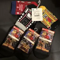 新品　キングオージャーと乗り物靴下　6足セット