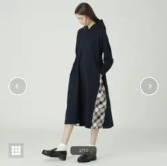BLUE LABEL CRESTBRIDGE モックロディーシルケットワンピース - メルカリ