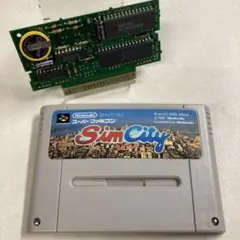 【電池&コンデンサ交換済み】シムシティ スーパーファミコン